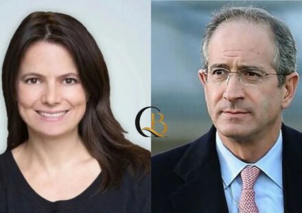 Brian Roberts and Amy Hood side-by-side portraits of prominent business executives.